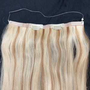 Princess Locs Human Hair Extensions String Clip on NIP 613/27